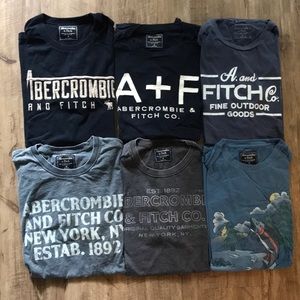 6 Abercrombie and Fitch shirts